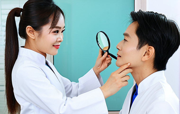 뷰티컨설턴트 취업 준비 로드맵 - Skincare Consultation**
A Vietnamese beauty consultant, fully clothed in a professional ao dai, is ...