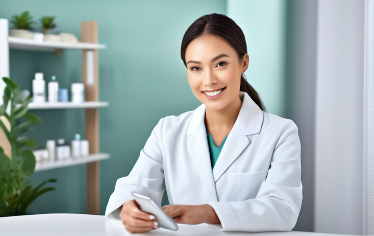 뷰티컨설턴트 업계 소식 공유 - **Prompt 1: Personalized Skincare Consultation with AI**
"A professional female beauty consultan...