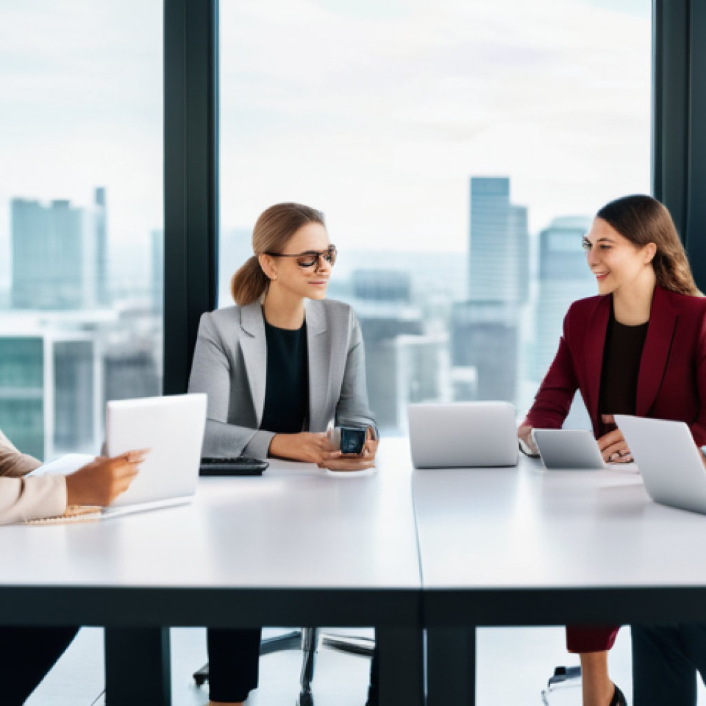 뷰티컨설턴트 협력업체 관리법 - **Prompt 1: Collaborative Beauty Business Meeting**
A group of 5 diverse beauty professionals, i...