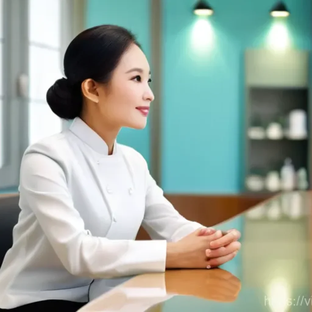 뷰티컨설턴트 고객 피드백 반영법 - **Prompt 1: Empathetic Beauty Consultant Listening to a Client**
A bright and clean image of a m...