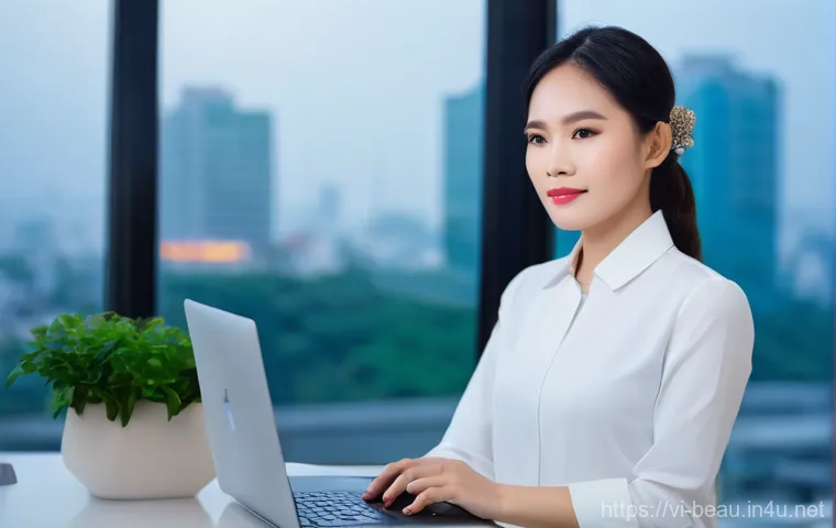 뷰티컨설턴트 새로운 직업군 소개 - **Prompt:** A charismatic Vietnamese female Beauty Consultant in her mid-30s, dressed in a stylish y...