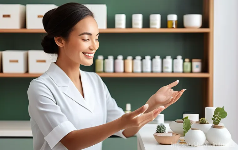뷰티컨설턴트 주요 직업적 평가 기준 연구 - **Prompt 1: The Expert Consultant**
"A female beauty consultant, approximately 30-40 years old, ... 뷰티컨설턴트 주요 직업적 평가 기준 연구 - **Prompt 1: The Expert Consultant**
"A female beauty consultant, approximately 30-40 years old, ...