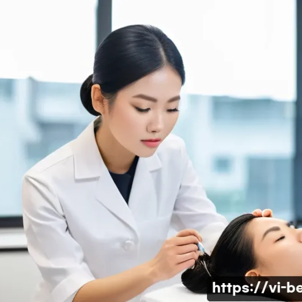 뷰티컨설턴트 자격증 취득 꿀팁 - **Prompt 1: Focused Practical Training in a Modern Beauty Academy**
A photo-realistic, high-reso...